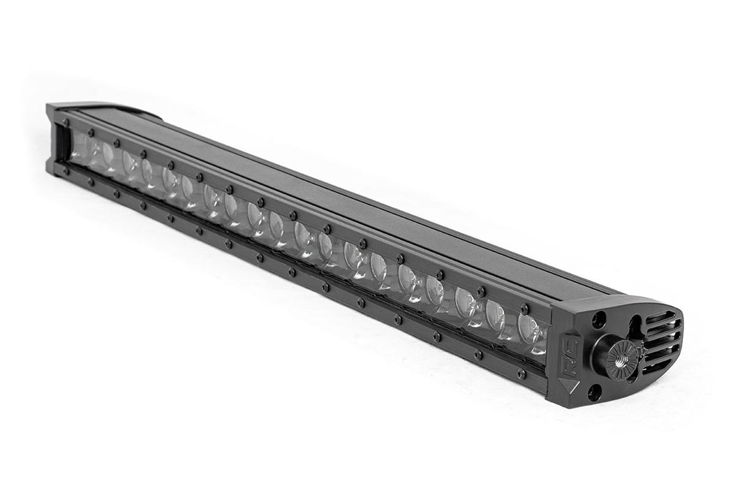 Rough Country 20 Inch Black Series LED Light Bar - Single Row - Cool White DRL