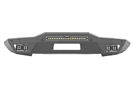 Rough Country Front Bumper, Modular, Full Wings, Amber DRL, Ford Bronco 4WD (2021-2025)