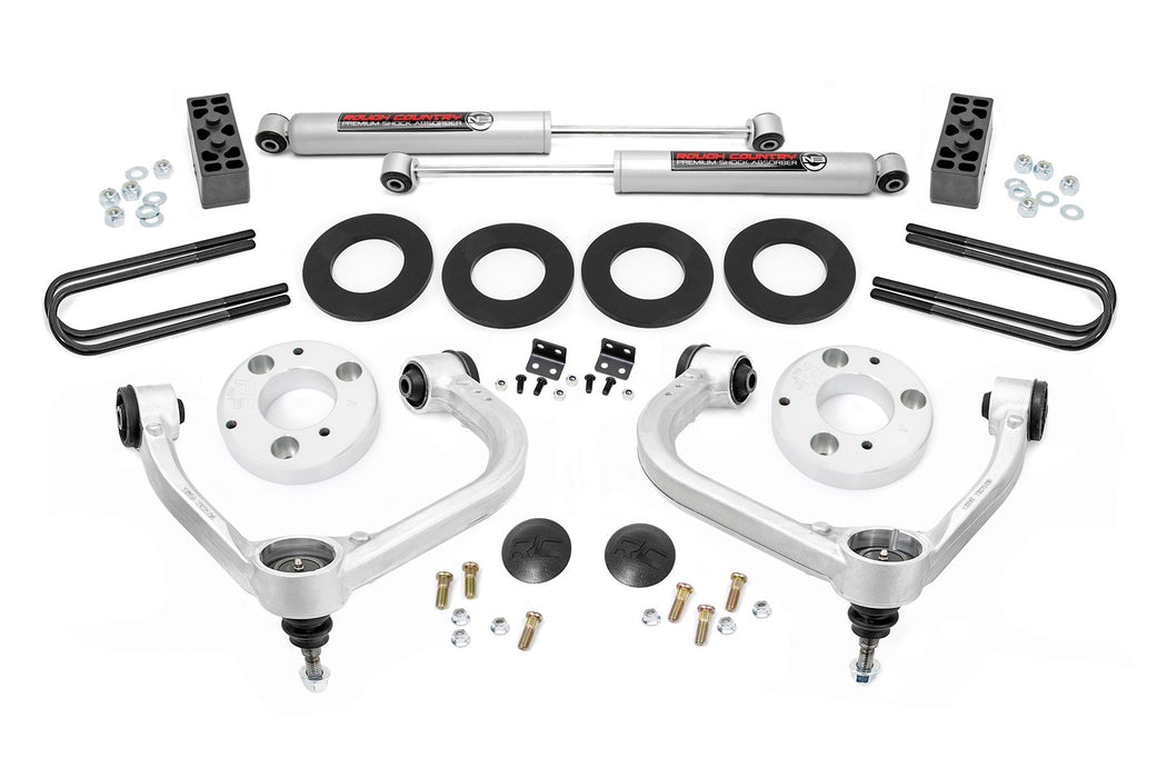 Rough Country 3 Inch Lift Kit - Forged UCA | Ford F-150 2WD (2021-2026)