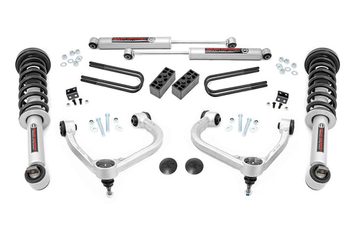 Rough Country 3 Inch Lift Kit, Forged UCA, N3 Struts, Ford F-150 4WD (2021-2024)