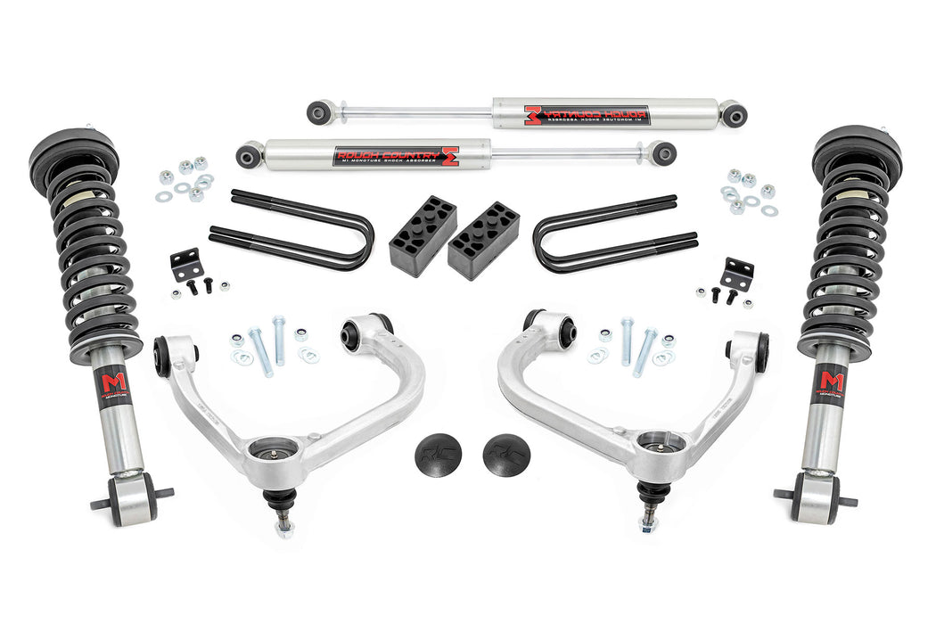 Rough Country 3 Inch Lift Kit, Forged UCA, M1/M1, Ford F-150 4WD (2021-2024)