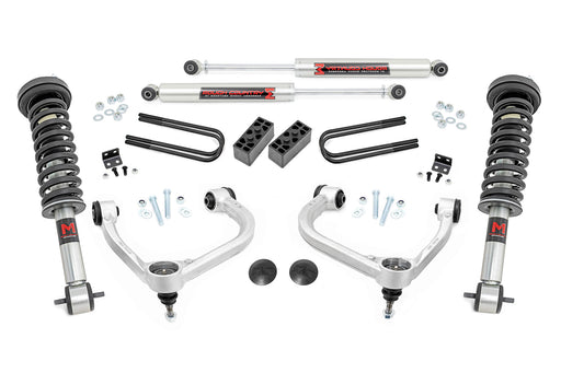 Rough Country 3 Inch Lift Kit, Forged UCA, M1/M1, Ford F-150 4WD (2021-2024)
