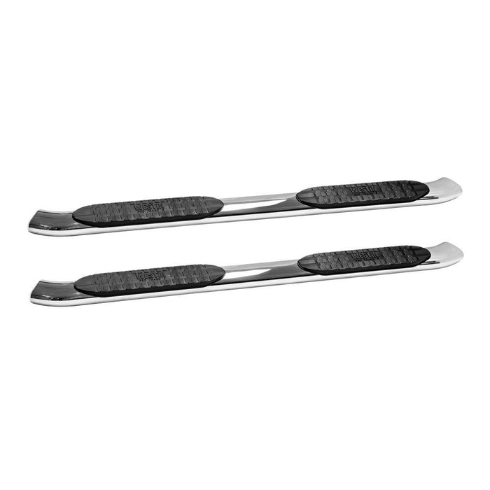 Westin PRO TRAXX 5 Oval Nerf Step Bars | Rocker Panel Mounting | Polished Stainless Steel | Toyota 4Runner (2010-2024) | P/N 21-53580