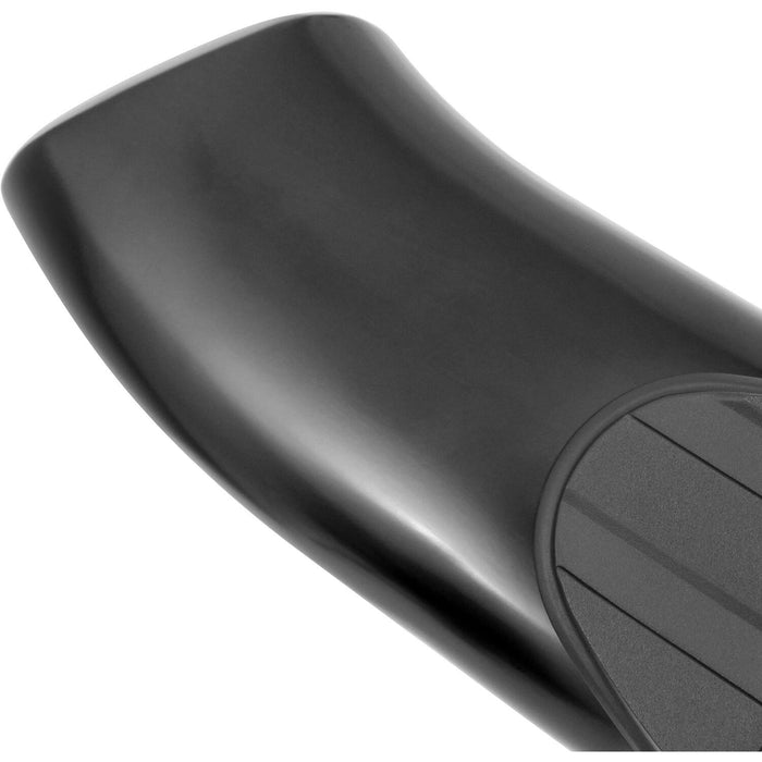 Westin PRO TRAXX 5 Oval Nerf Step Bars | Rocker Panel Mounting | Black Powdercoat Mild Steel | P/N 21-53715, view 6