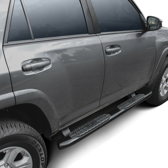 Westin PRO TRAXX 5 Oval Nerf Step Bars | Rocker Panel Mounting | Black Powdercoat Mild Steel | Toyota 4Runner (2014-2024) | P/N 21-53835, view 13