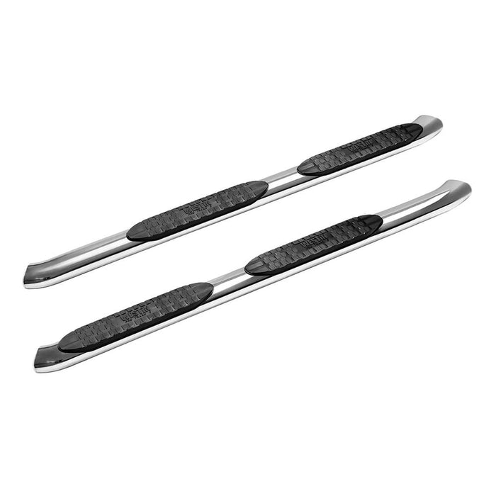 Westin PRO TRAXX 5 Oval Nerf Step Bars | Polished Stainless Steel Rocker Mount | Jeep Wrangler JL (2018-2026) | P/N 21-54060
