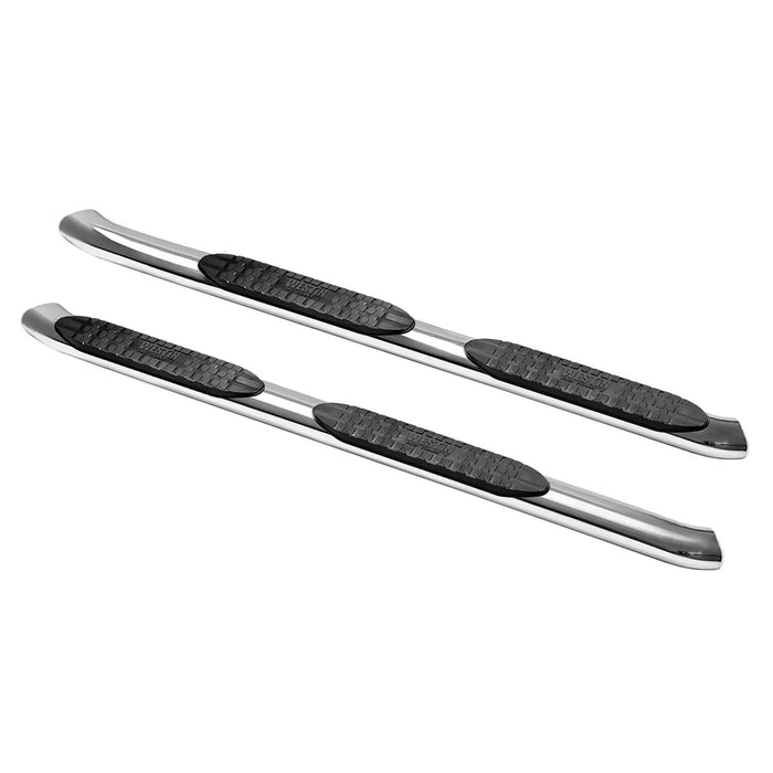 Westin PRO TRAXX 5 Oval Nerf Step Bars | Polished Stainless Steel Rocker Mount | Jeep Wrangler JL (2018-2026) | P/N 21-54060, view 2