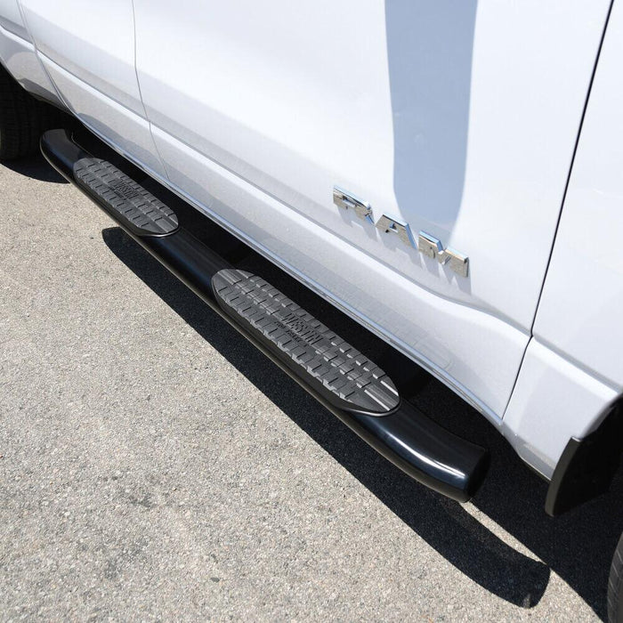 Westin PRO TRAXX 5 Oval Nerf Step Bars | Black Powdercoat Mild Steel | Ram 1500 (2019-2026) | P/N 21-54095, view 8