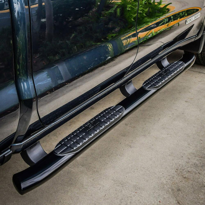 Westin PRO TRAXX 5 Oval Nerf Step Bars | Black Powdercoat Mild Steel | P/N 21-54125, view 8