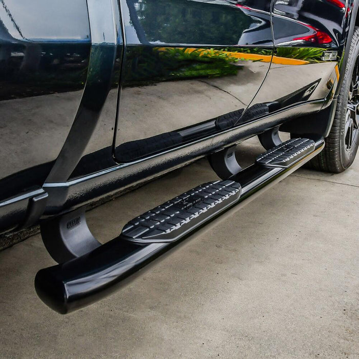 Westin PRO TRAXX 5 Oval Nerf Step Bars | Black Powdercoat Mild Steel | P/N 21-54125, view 9