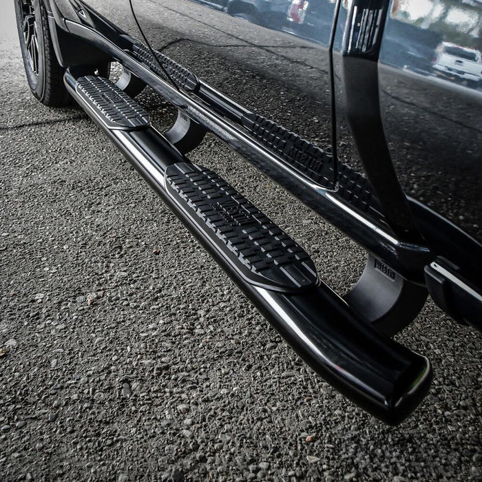 Westin PRO TRAXX 5 Oval Nerf Step Bars | Black Powdercoat Mild Steel | P/N 21-54125, view 11