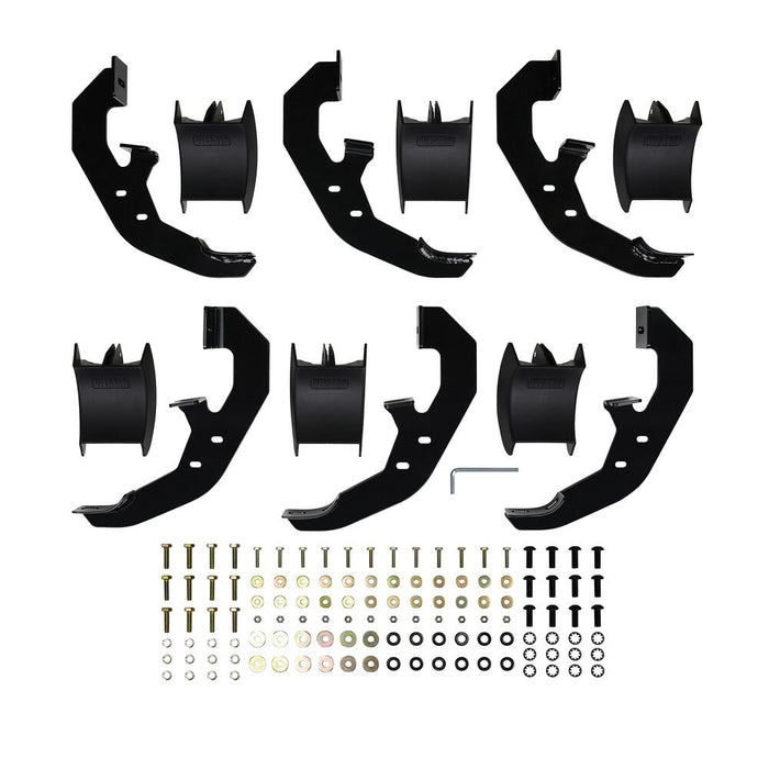 Westin PRO TRAXX 5 Oval Nerf Step Bars | Black Powdercoat Mild Steel | P/N 21-54125, view 3