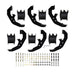 Westin PRO TRAXX 5 Oval Nerf Step Bars | Black Powdercoat Mild Steel | P/N 21-54125, view 3