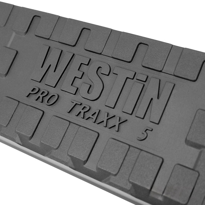 Westin PRO TRAXX 5 Oval Nerf Step Bars | Black Powdercoat Mild Steel | P/N 21-54135, view 6