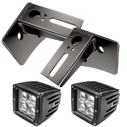 ORACLE Mount Brkts with Auxiliary Lights, Jeep Wrangler JK Lower Windshield (2007-2017)