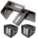ORACLE Mount Brkts with Auxiliary Lights, Jeep Wrangler JK Lower Windshield (2007-2017)