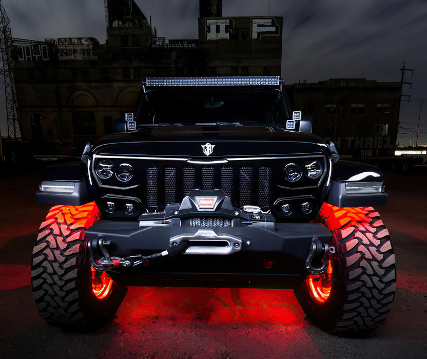 ORACLE Mount Brkts with Auxiliary Lights, Jeep Wrangler JK Lower Windshield (2007-2017), view 3