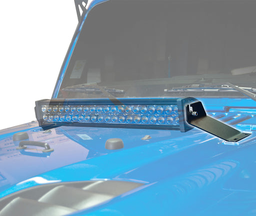 ORACLE with LED Auxiliary Lights, Jeep Wrangler JK Hood Mounting Brackets SM (2007-2017), view 2