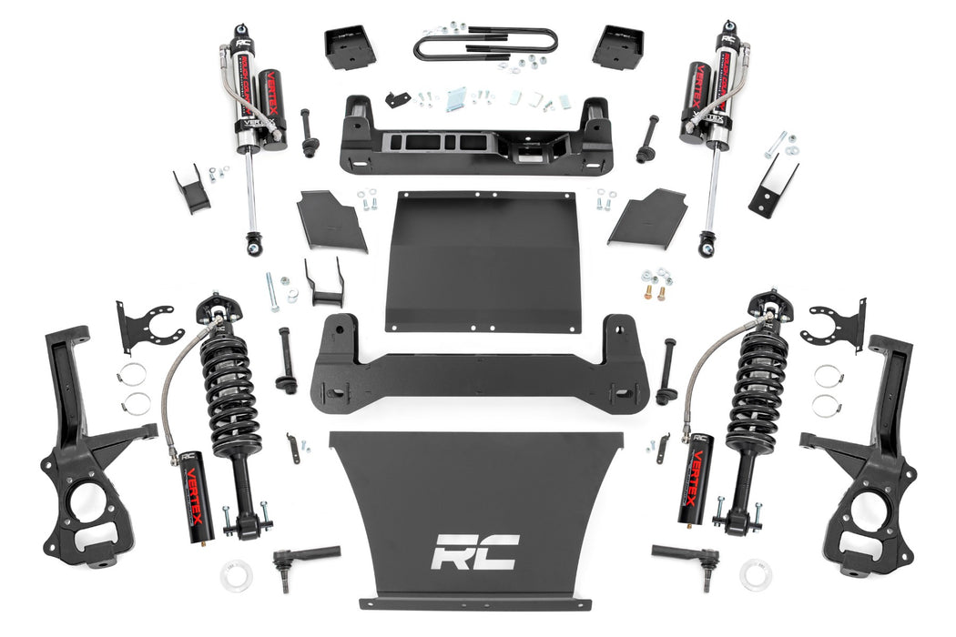 Rough Country 6 Inch Lift Kit, Mono Leaf Rear, Vertex, Chevy Silverado 1500 4WD (2025)