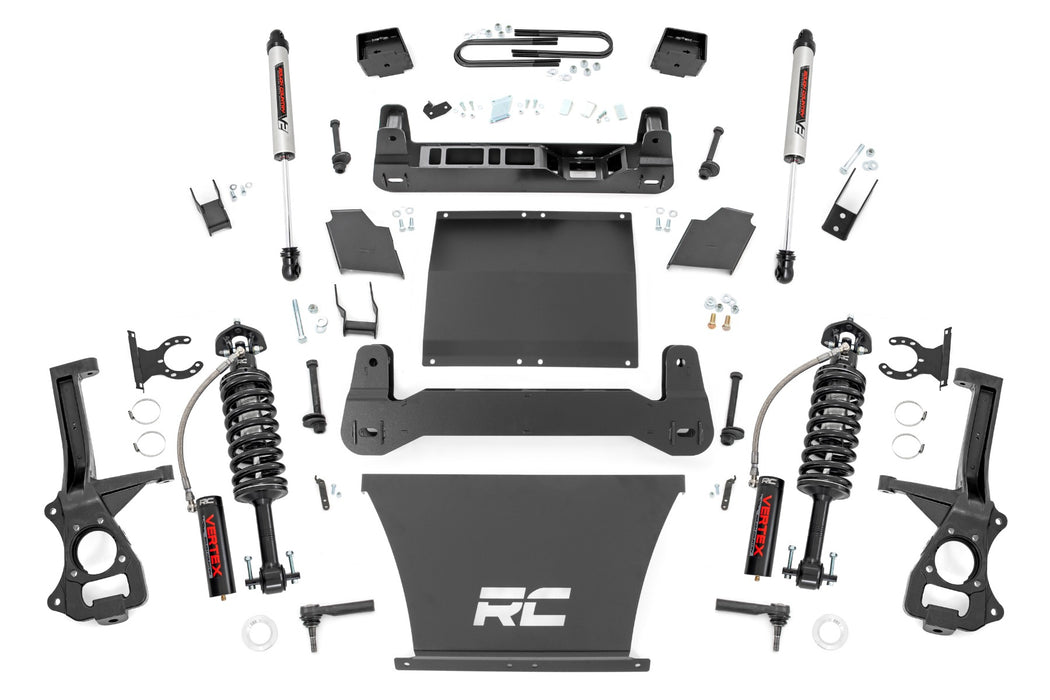 Rough Country 6 Inch Lift Kit, Mono Leaf Rear, Vertex/V2, Chevy Silverado 1500 (2025)