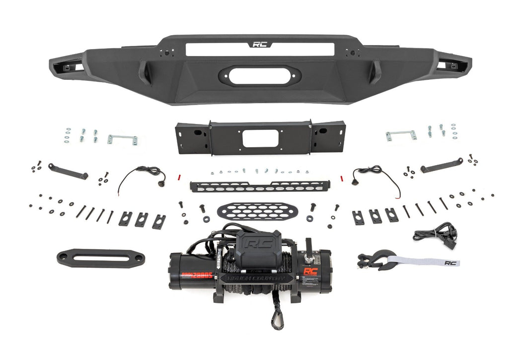 Rough Country Hybrid Front Bumper - 12000S | Toyota Tundra 2WD/4WD (2022-2025)