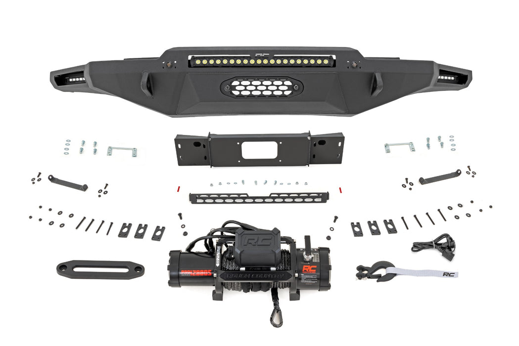Hybrid Front Bumper - 12000S - Blk LED - Toyota Tundra 2WD/4WD (2022-2025)