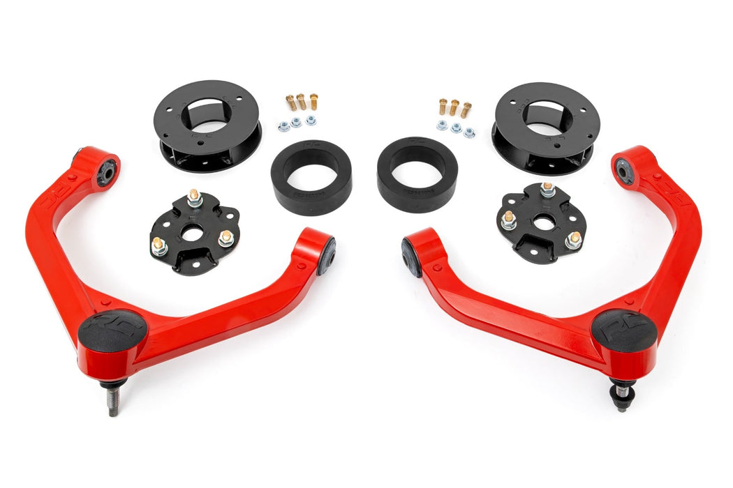 Rough Country 3 Inch Lift Kit | Jeep Wagoneer 4WD (2022-2025) | Red