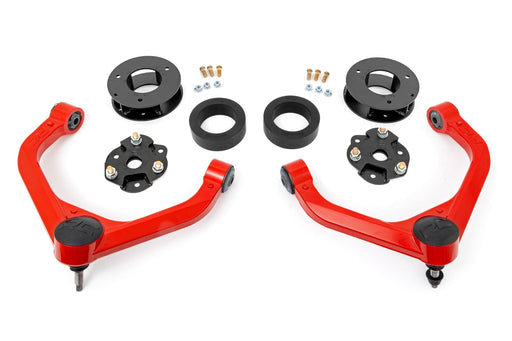Rough Country 3 Inch Lift Kit, Red, Jeep Wagoneer 4WD (2022-2025)
