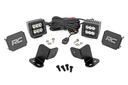 Rough Country LED Light Kit, Rear Mount, 2" Black Pair, Segway 570 F