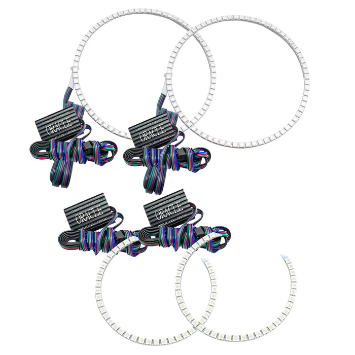 ORACLE 2002-2005 Dodge Ram LED Headlight Halo Kit - ColorSHIFT - with No Controller