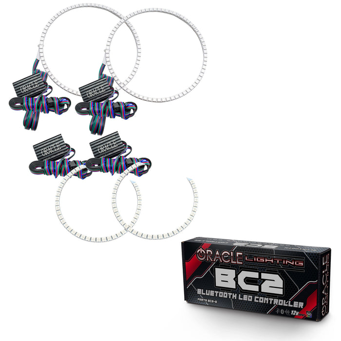 ORACLE 2002-2005 Dodge Ram LED Headlight Halo Kit - ColorSHIFT - with BC2 Controller
