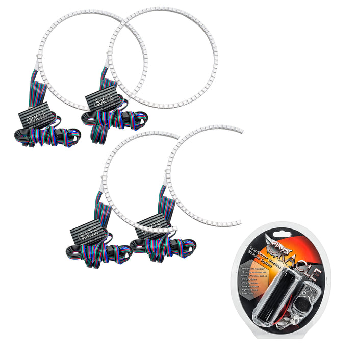ORACLE 2006-2008 Dodge Ram LED Headlight Halo Kit - ColorSHIFT - with RF Controller