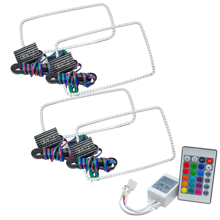 ORACLE 2008-2010 Ford F-250/350 SD Headlight Halo - ColorSHIFT - with Simple Controller