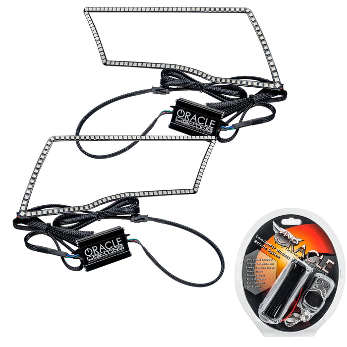 ORACLE 2009-2018 Dodge Ram Sport LED Headlight Halo Kit - ColorSHIFT - with RF Controller