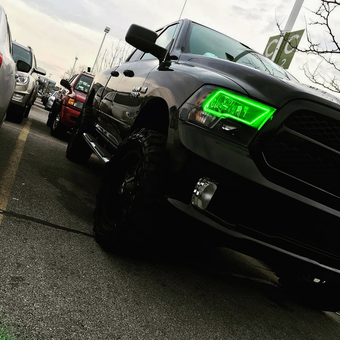 ORACLE Headlight Halo, ColorSHIFT, with BC2 Controller, Dodge Ram Sport (2009-2018), view 5