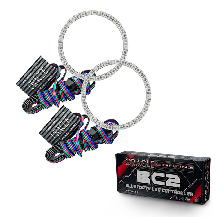 ORACLE 2010-2015 Jaguar XJ LED Headlight Halo Kit - ColorSHIFT - with BC2 Controller