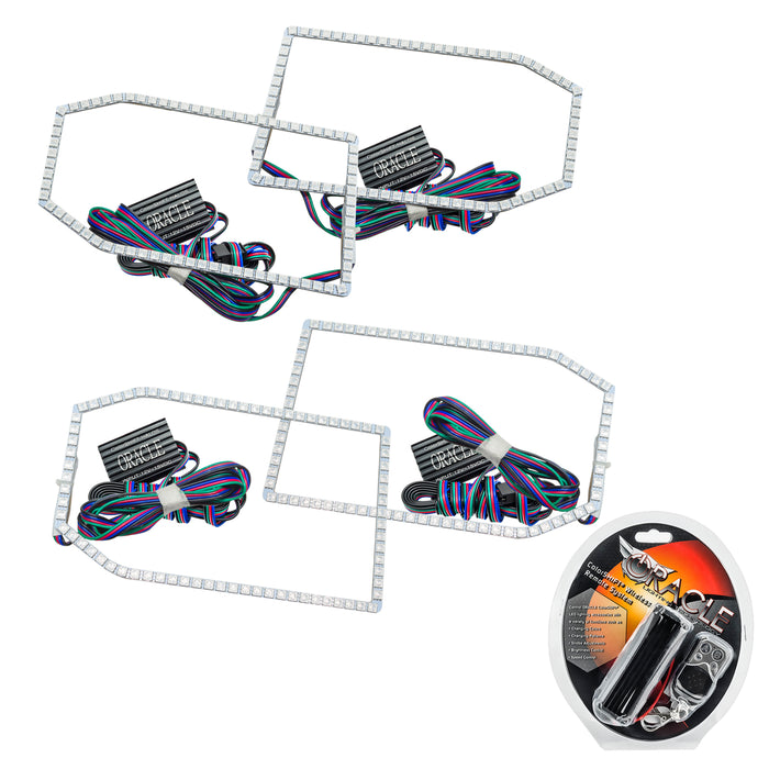 ORACLE 2014-2015 Chevrolet Silverado Non Projector Headlight Halo - ColorSHIFT - with RF Controller