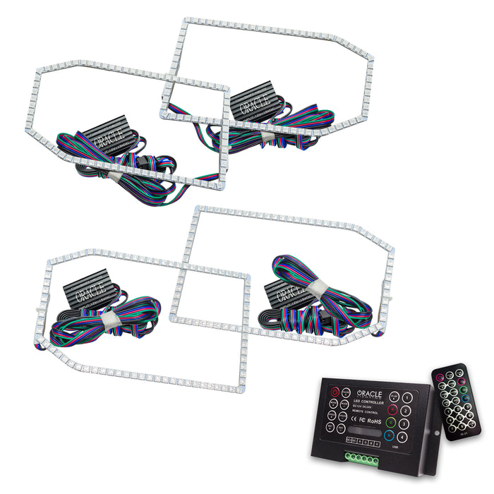 ORACLE 2014-2015 Chevrolet Silverado Non Projector Headlight Halo - ColorSHIFT - with 2.0 Controller