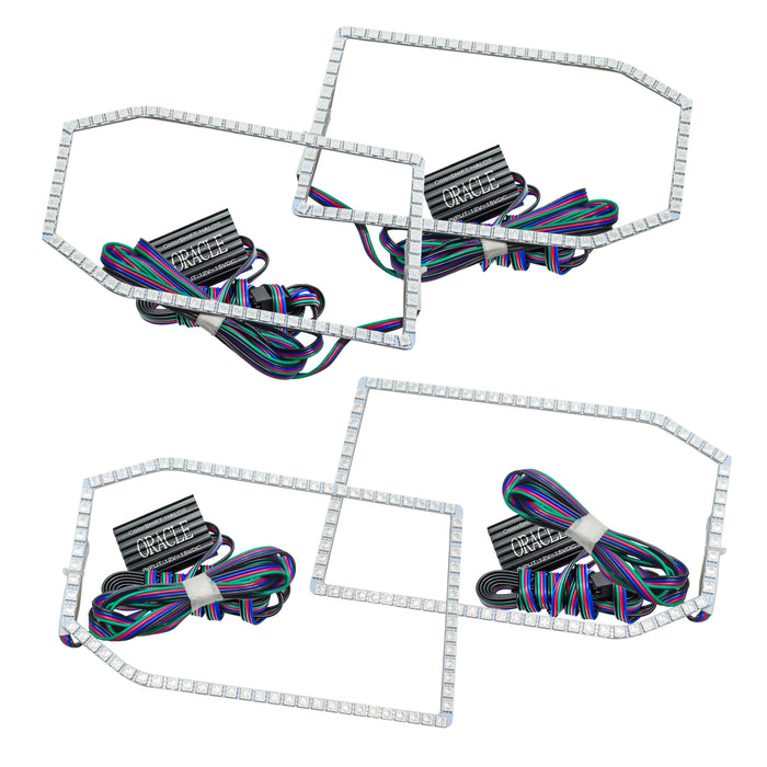 ORACLE 2014-2015 Chevrolet Silverado Non Projector Headlight Halo - ColorSHIFT - with No Controller