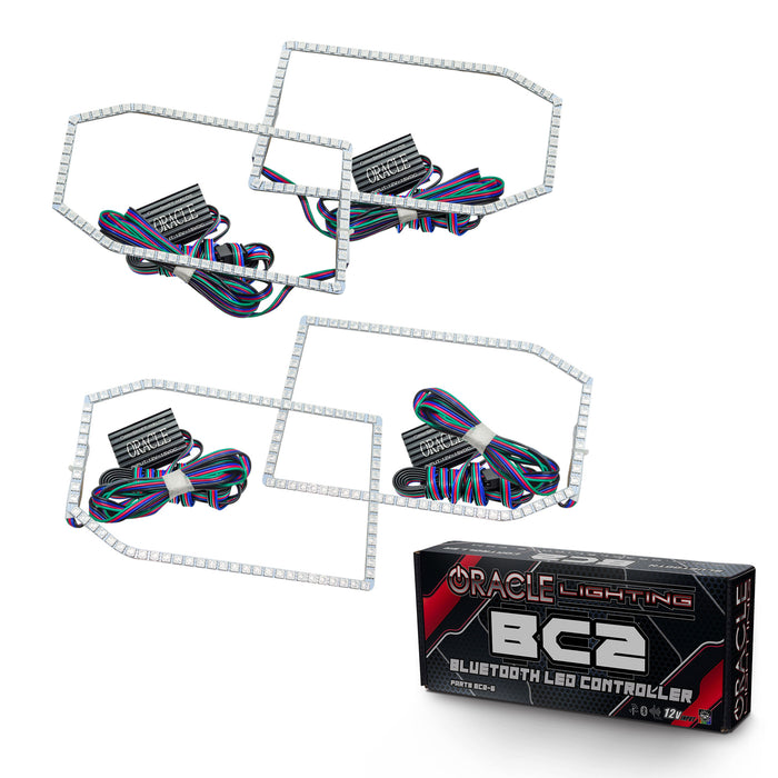 ORACLE 2014-2015 Chevrolet Silverado Non Projector Headlight Halo - ColorSHIFT - with BC2 Controller