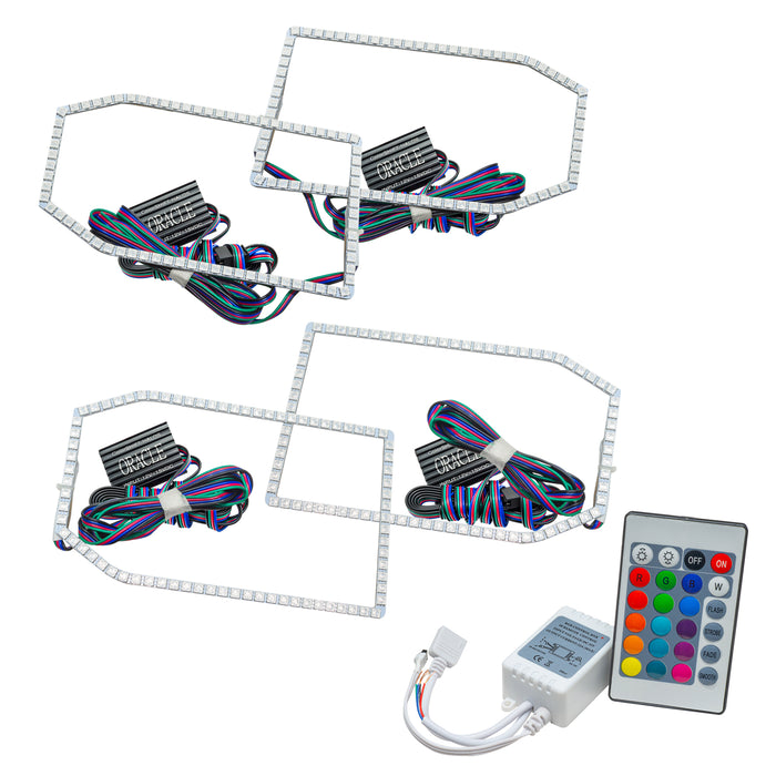 ORACLE 2014-2015 Chevrolet Silverado Non Projector Headlight Halo - ColorSHIFT - with Simple Controller