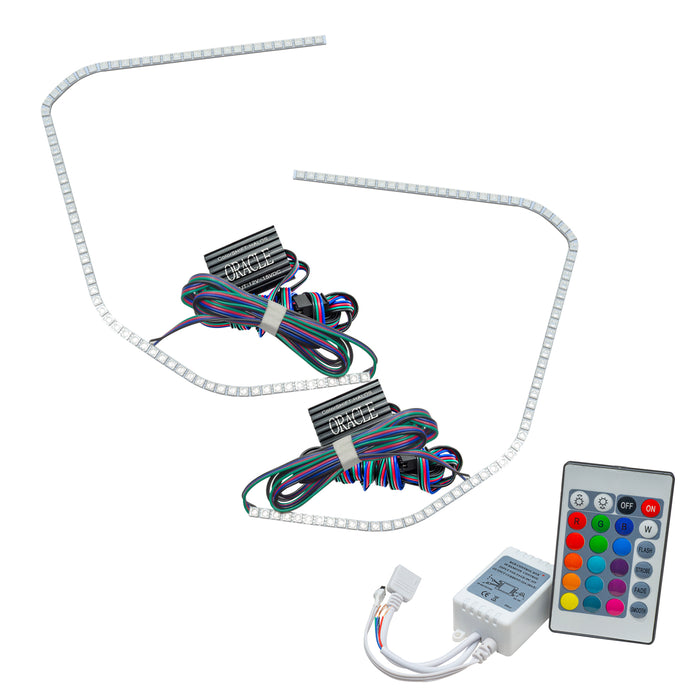 ORACLE 2015-2020 GMC Yukon LED Headlight Halo Kit - ColorSHIFT - with Simple Controller