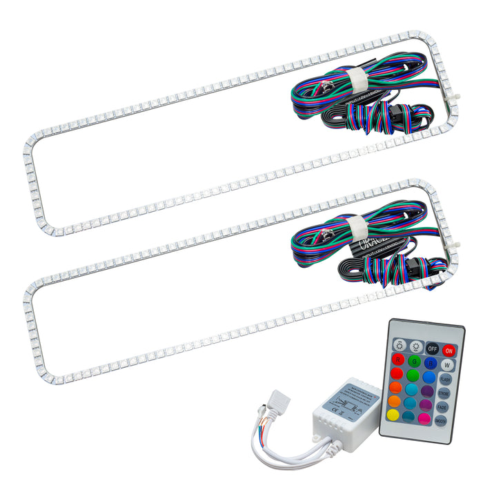 ORACLE 1992-1999 Chevrolet Suburban Headlight Halo - ColorSHIFT - with Simple Controller