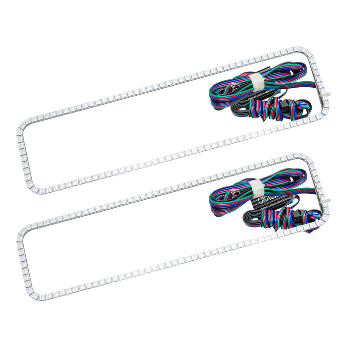 ORACLE 1996-1999 GMC Suburban LED Headlight Halo Kit - ColorSHIFT - with No Controller
