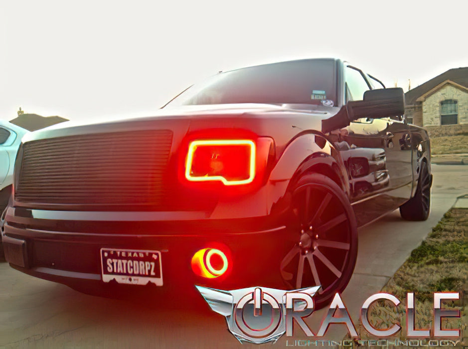 ORACLE Headlight Halo, ColorSHIFT, with No Controller, Ford F-150/Raptor (2009-2014), view 4