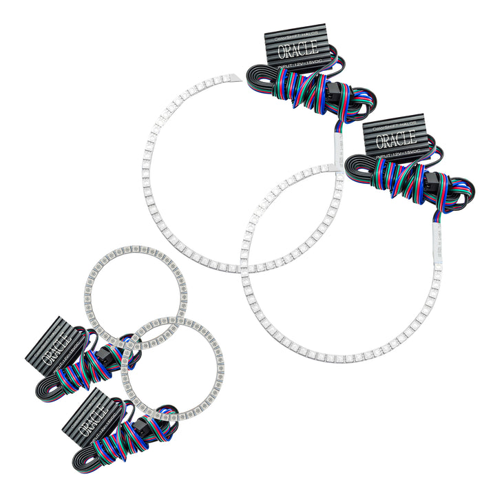 ORACLE 2004-2008 Ford F-150 LED Headlight Halo Kit - ColorSHIFT - with No Controller