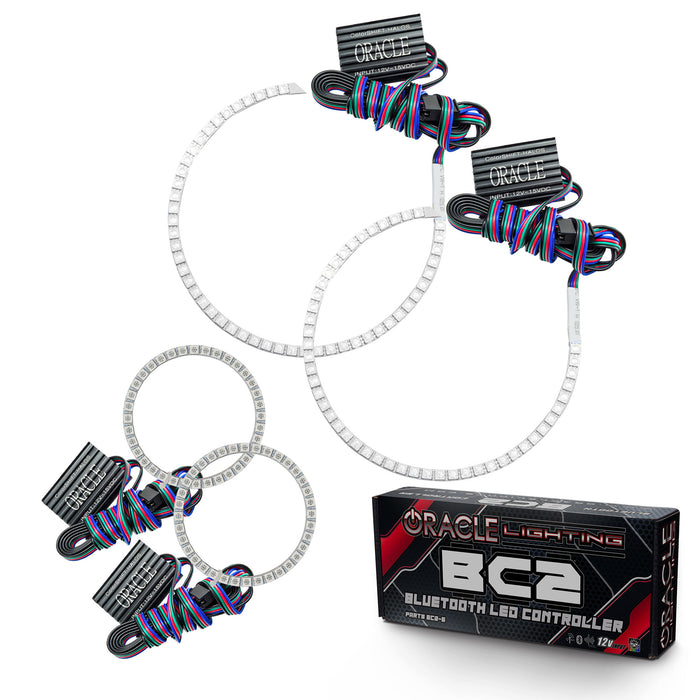 ORACLE 2004-2008 Ford F-150 LED Headlight Halo Kit - ColorSHIFT - with BC2 Controller