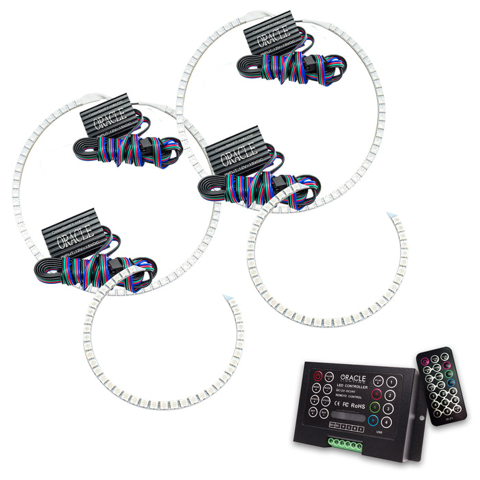 ORACLE 2007-2010 GMC Yukon LED Headlight Halo Kit - ColorSHIFT - with 2.0 Controller