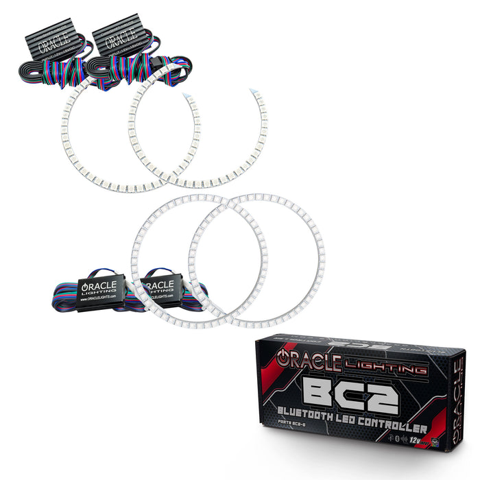 ORACLE 2000-2006 GMC Denali LED Headlight Halo Kit - ColorSHIFT - with BC2 Controller