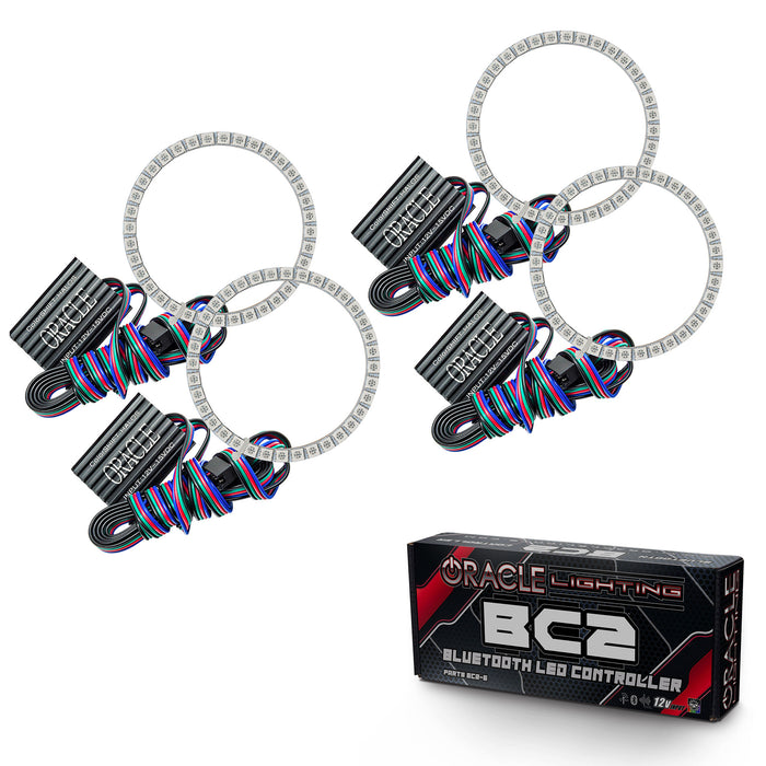 ORACLE 2006-2007 Infiniti G35 Coupe Headlight Halo - ColorSHIFT - with BC2 Controller